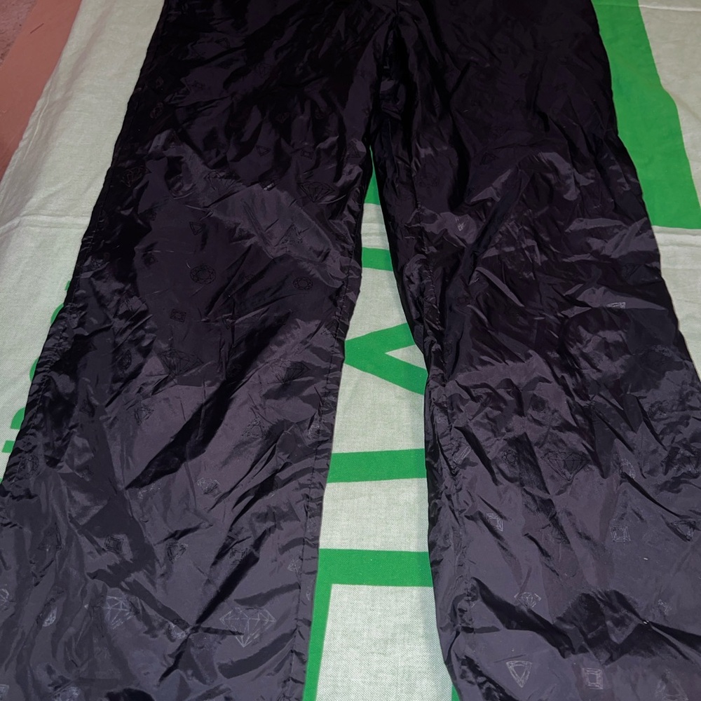 Black Patterned Pants - Picture 2 of 7